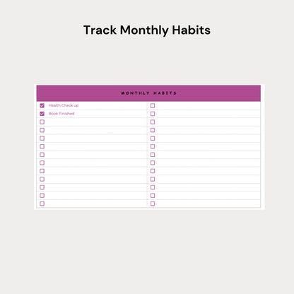 PLAN2GROW - Habit Tracker