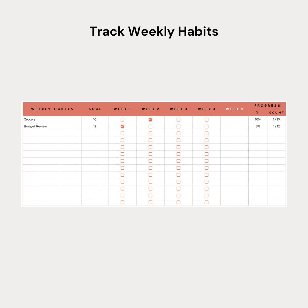 PLAN2GROW - Habit Tracker