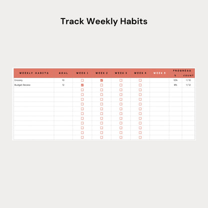 PLAN2GROW - Habit Tracker